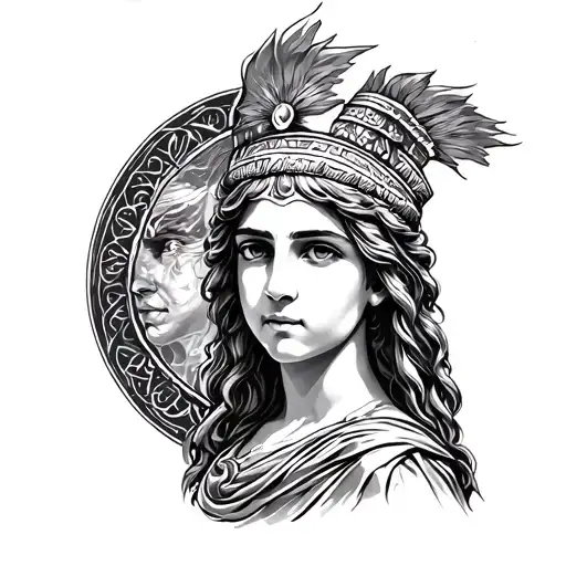 Athena Inspired Tattoo To Honor My Child
