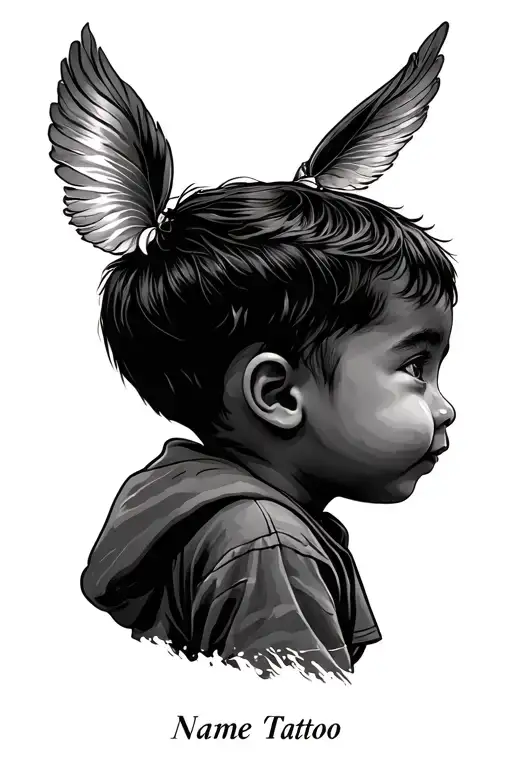 2 Kids Outline And Name