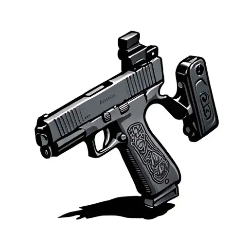 Cartoon Glock