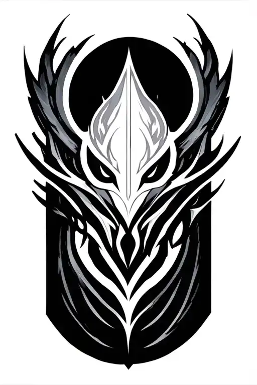 Destiny Warlock Symbol Blended