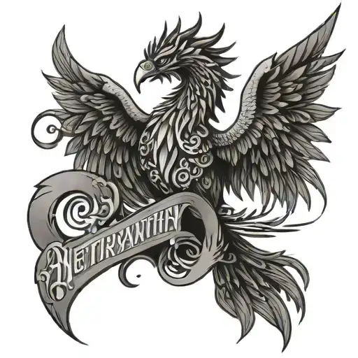 Name Writing 'Nethravathy ' Igy6' Phoenix Rising