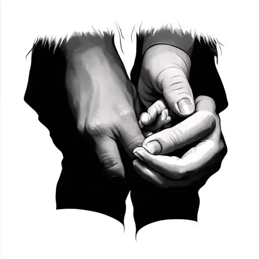 Mother And Child Hands