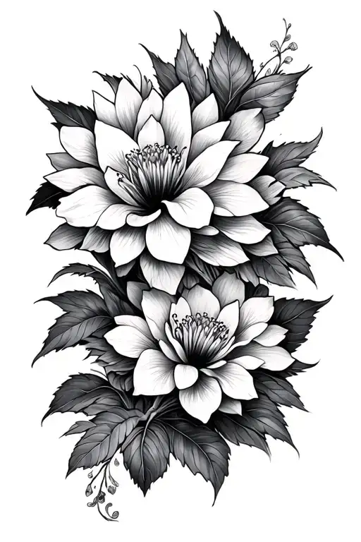 Tiger Lotus Hibiscus Chrysanthemian Sakura Flowers