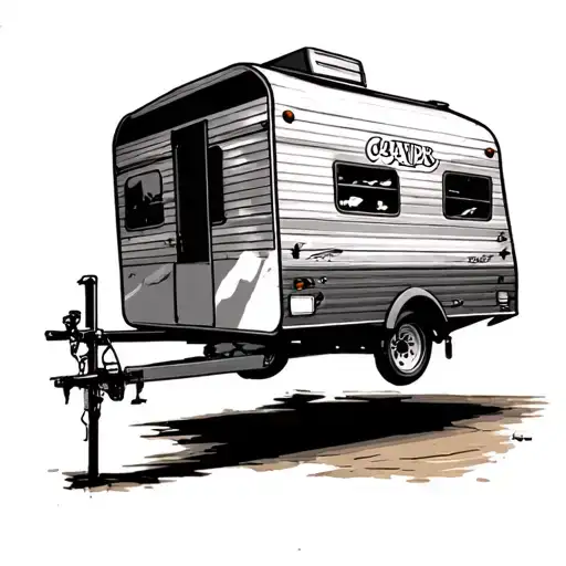 Camper On Leg
