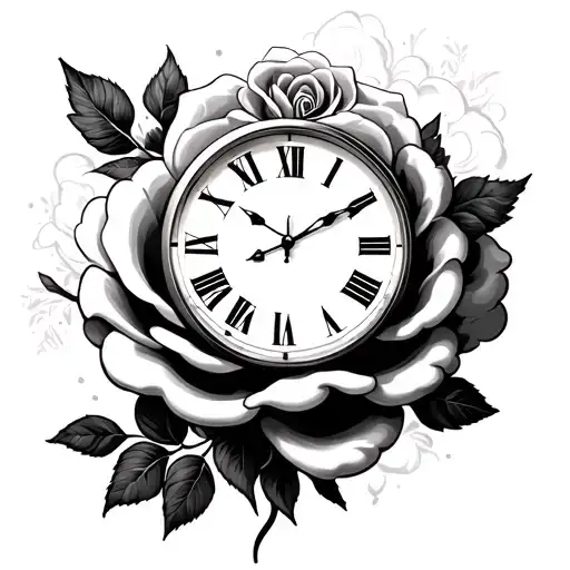 Rose Cloud Clock Dove