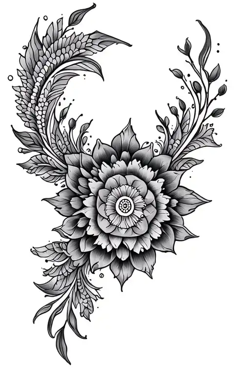 Mandala Boudist Forearm