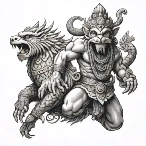 Hanuman And Jatayu