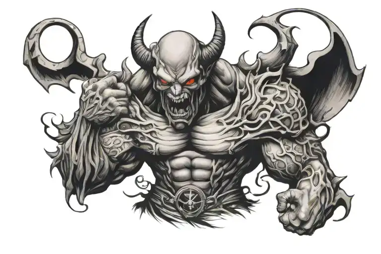 Good Fight Againts Scary Demon Within You