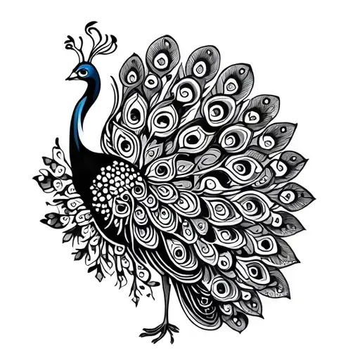 Peacock Paisley Pattern