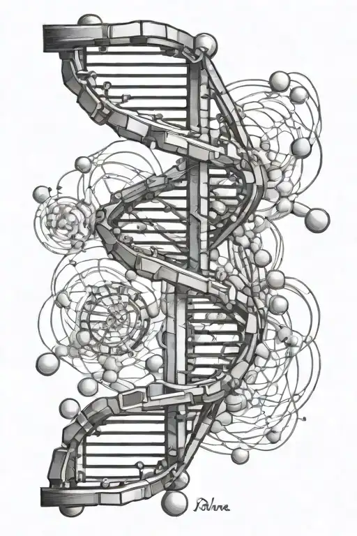 Scientific Dna Molecule Diagram