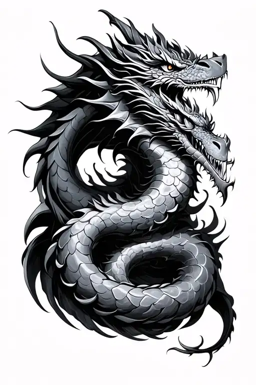 Dragon Coiled