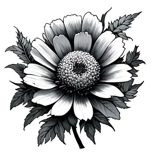 Cosmos And Marigold