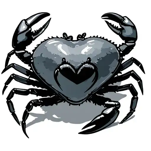 Crab With Heart