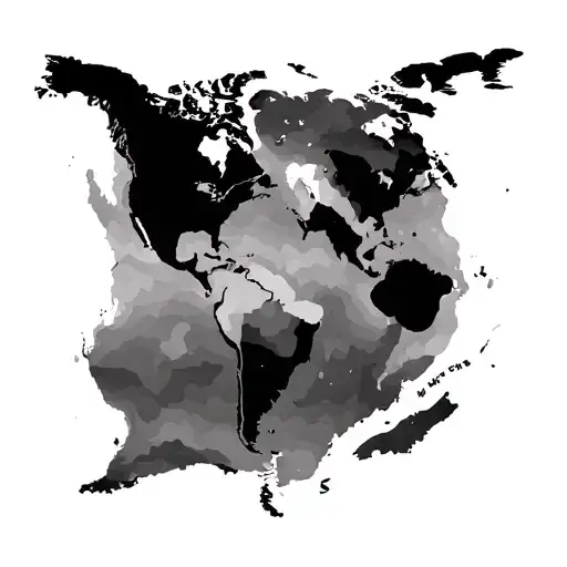 Martinique World Map With
