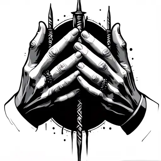 Hands Beyond Of Rods