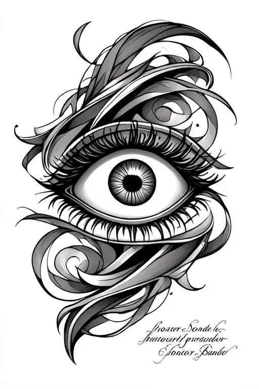 Sonder Band With Eye Symbol Integrated