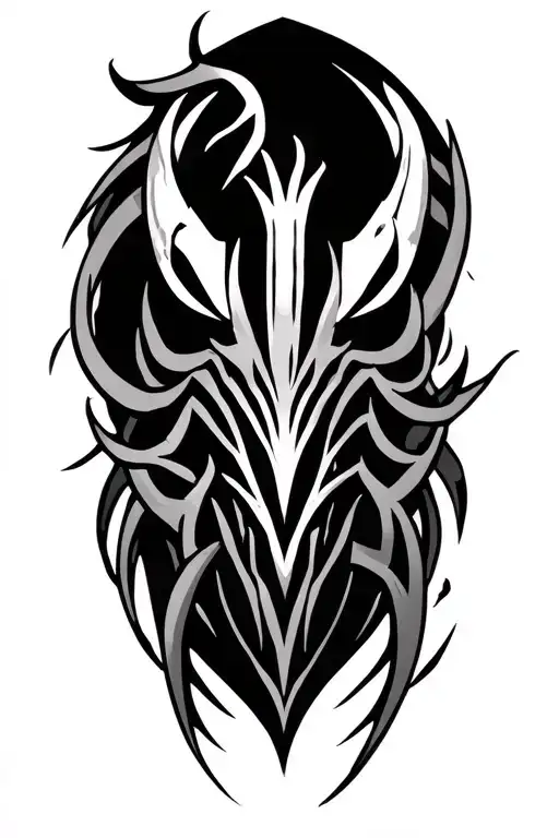 Symbiote Viking Tribal Design