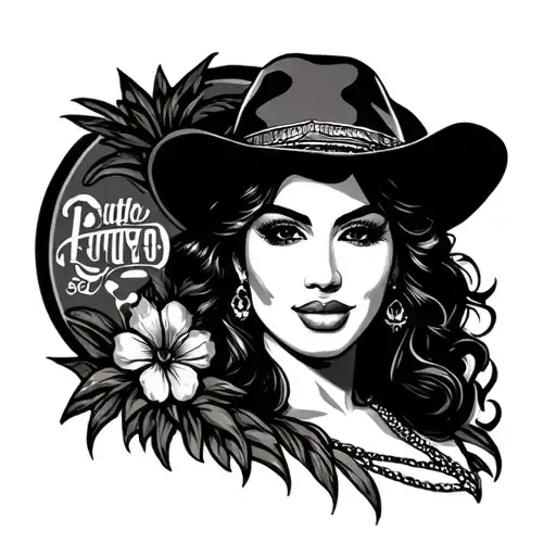 Black And Grey Chicano Style California Themed Sleeve