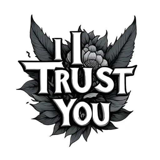 Lettring With The Sentence Even Without Understanding I Trust You