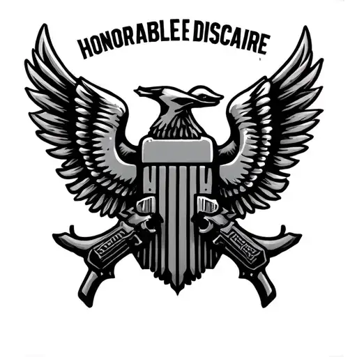 Armystrong Tattoo Honorable Discharge
