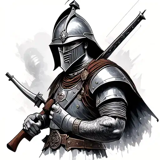 Techno Roman Soldier