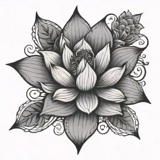 Lotus Flower Triskel