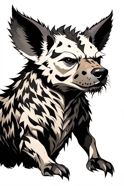Dnd Hyena Gnoll Body