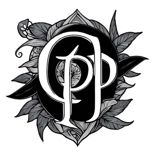 Tattoo With Just The Alphabet G P