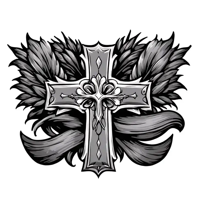 Western Style With Cross