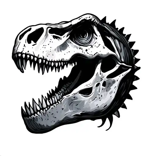 T Rex Skull