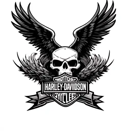Create Me A Tattoo In The Harley Davidson Harley Spirit