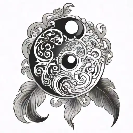 Yin Yang Music Themed