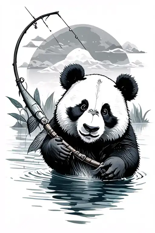 Panda Fishing