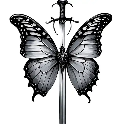 Butterfly And Sword