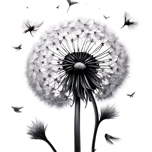 Dandelion That Flies Away