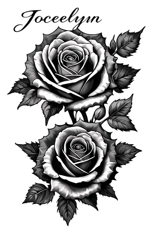 Roses And The Name Jocelyn