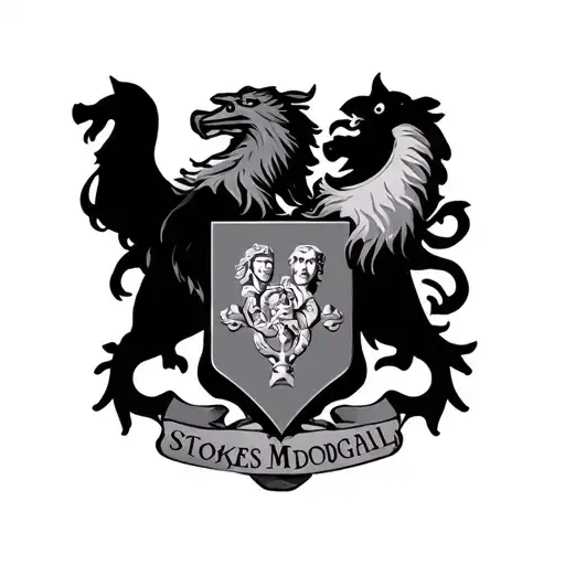 Stokes And Mcdougall Combined Family Crest