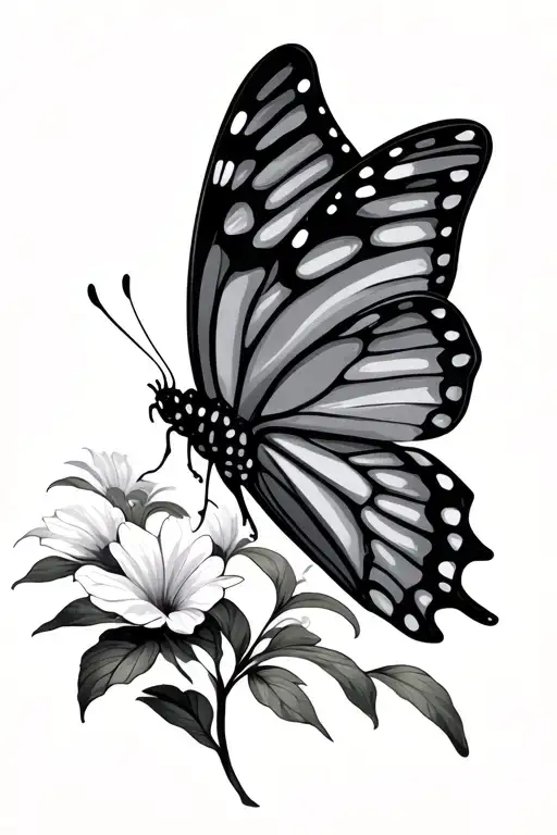 Butterfly Flying
