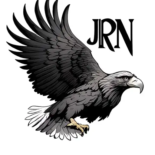 Eagle With Letters Jrn Next To It