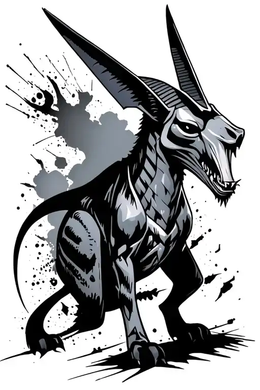 Raging Anubis Trash Polka Style