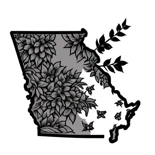State Of Georgia State Outline