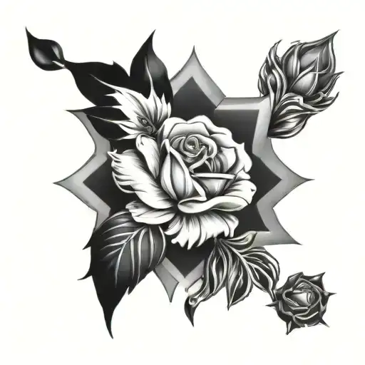 Left Arm Half Sleeve Tattoo Design