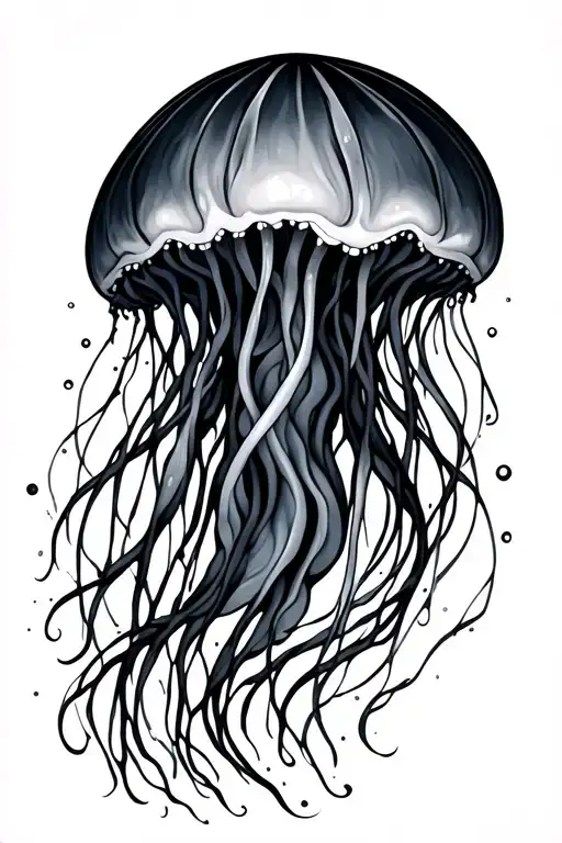 Jellyfish Floating