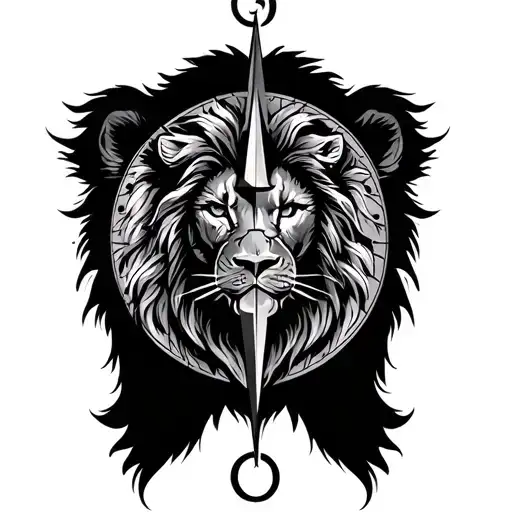 Compass And Lion