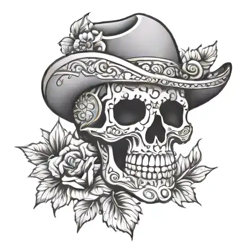 Mexico Inspired Skull