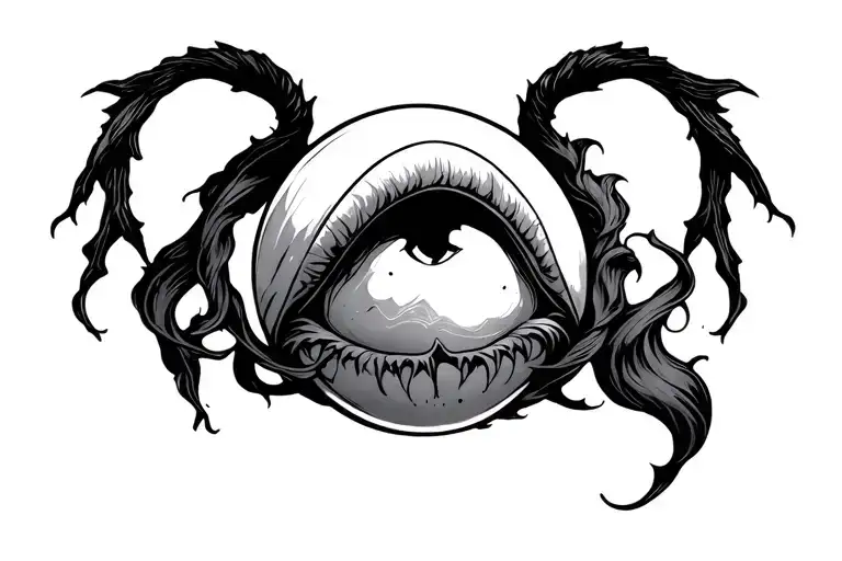 Succubus Style Womb Tattoo With Ovum