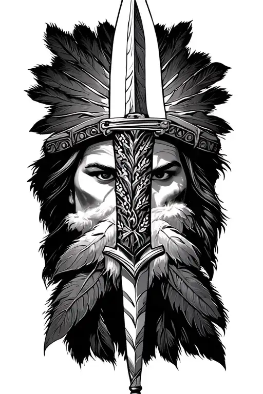 Seminole Spear Going Through The Words