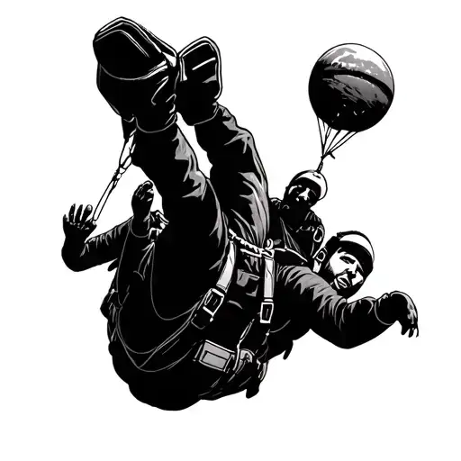 Skydiving Scene