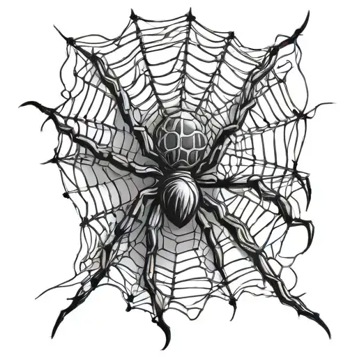 Web Along Which Spiders Descend