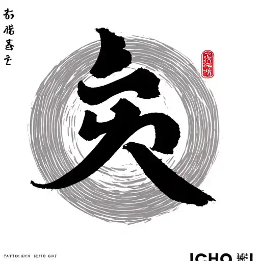 Kanji Phrase Japanese Ichigo Ichi E Circular